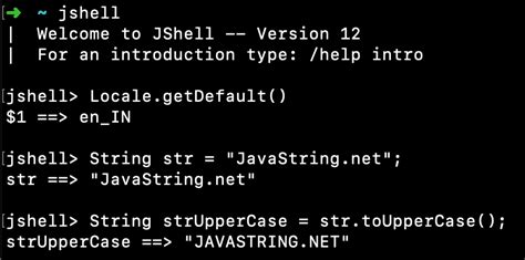 java touppercase method.